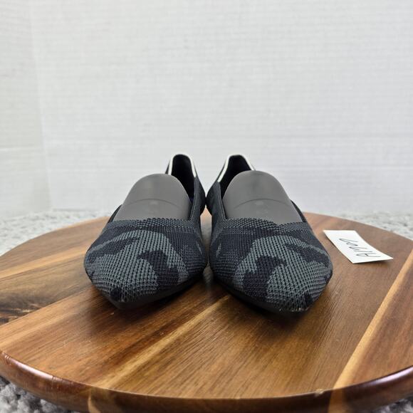Rothy's Retired The Point Dark Camo Gray Casual Lifestyle Daily Flats Womens 6.5 - Picture 4 of 12